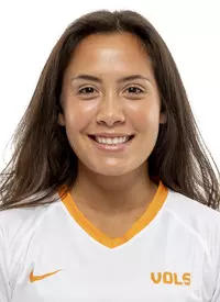 KNOXVILLE, TN - AUGUST 05, 2019 -  Midfielder/Forward Claudia Dipasupil #12 of the Tennessee Volunteers headshot taken in Knoxville, TN. Photo By Andrew Ferguson/Tennessee Athletics