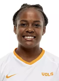 KNOXVILLE, TN - AUGUST 05, 2019 -  Defender/Forward Maya Neal #32 of the Tennessee Volunteers headshot taken in Knoxville, TN. Photo By Andrew Ferguson/Tennessee Athletics