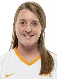 KNOXVILLE, TN - AUGUST 05, 2019 -  Forward/Midfielder Erin Gilroy #5 of the Tennessee Volunteers headshot taken in Knoxville, TN. Photo By Andrew Ferguson/Tennessee Athletics