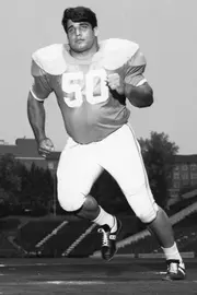 KNOXVILLE, TN - center Chip Kell #50 of the Tennessee Volunteers posed action portrait at Neyland Stadium in Knoxville, TN. Photo by Tennessee Athletics