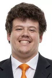 KNOXVILLE, TN - SEPTEMBER 26, 2019 -  Offensive lineman James Parsons #69 of the Tennessee Volunteers headshot taken in Knoxville, TN. Photo By Andrew Ferguson/Tennessee Athletics