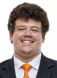 KNOXVILLE, TN - SEPTEMBER 26, 2019 - Offensive lineman James Parsons #69 of the Tennessee Volunteers headshot taken in Knoxville, TN. Photo By Andrew Ferguson/Tennessee Athletics
