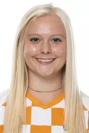KNOXVILLE, TN - AUGUST 12, 2020 - Midfielder Carlyn Presley #14 of the Tennessee Volunteers during the 2020 Soccer Photo Day taken in Knoxville, TN. Photo By Andrew Ferguson/Tennessee Athletics