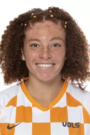 KNOXVILLE, TN - AUGUST 12, 2020 - Forward Jaida Thomas #2 of the Tennessee Volunteers during the 2020 Soccer Photo Day taken in Knoxville, TN. Photo By Andrew Ferguson/Tennessee Athletics