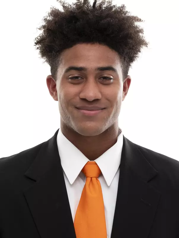 KNOXVILLE, TN - AUGUST 20, 2020 - Defensive back Chayce Bishop #25 of the Tennessee Volunteers headshot taken in Knoxville, TN. Photo By Andrew Ferguson/Tennessee Athletics