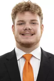 KNOXVILLE, TN - AUGUST 20, 2020 - Offensive lineman Jacob Brigman #67 of the Tennessee Volunteers headshot taken in Knoxville, TN. Photo By Andrew Ferguson/Tennessee Athletics