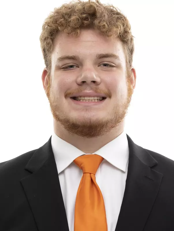 KNOXVILLE, TN - AUGUST 20, 2020 - Offensive lineman Jacob Brigman #67 of the Tennessee Volunteers headshot taken in Knoxville, TN. Photo By Andrew Ferguson/Tennessee Athletics