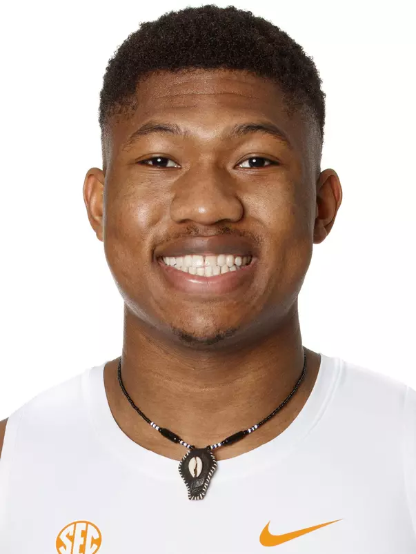 KNOXVILLE, TN - JANUARY 06, 2021 - Israel Adesina of the Tennessee Volunteers headshot taken in Knoxville, TN. Photo By Caleb Jones/Tennessee Athletics