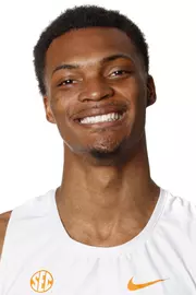 KNOXVILLE, TN - JANUARY 07, 2021 - Emmanuel Bynum of the Tennessee Volunteers headshot taken in Knoxville, TN. Photo By Caleb Jones/Tennessee Athletics