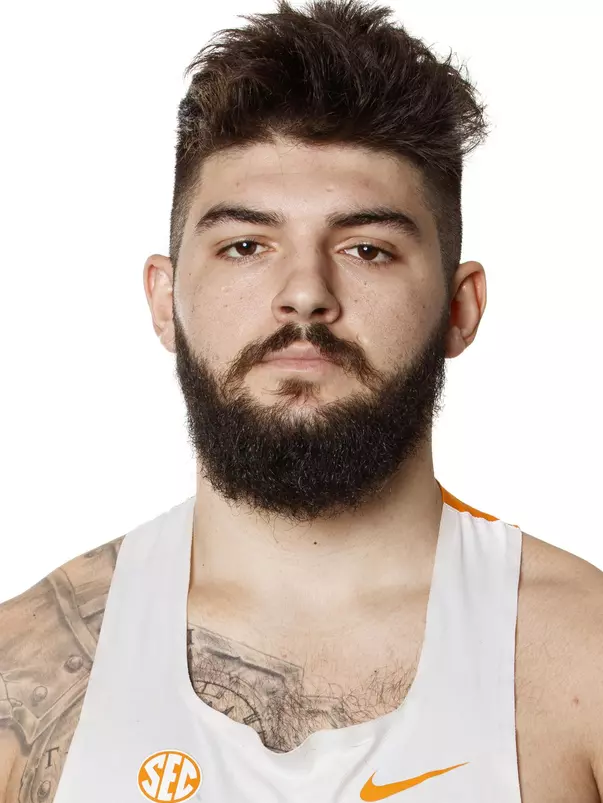 KNOXVILLE, TN - JANUARY 07, 2021 - Georgios Korakidis of the Tennessee Volunteers headshot taken in Knoxville, TN. Photo By Caleb Jones/Tennessee Athletics