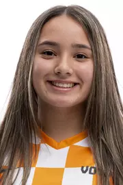 KNOXVILLE, TN - January 21, 2021 - Midfielder Caitlin Foley #28 of the Tennessee Volunteers headshot taken in Knoxville, TN. Photo By Andrew Ferguson/Tennessee Athletics
