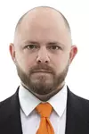 KNOXVILLE, TN - February 18, 2021 - Director of Scouting Brandon Lawson of the Tennessee Volunteers headshot taken in Knoxville, TN. Photo By Andrew Ferguson/Tennessee Athletics