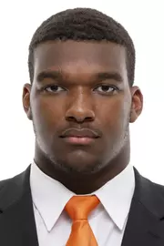 KNOXVILLE, TN - June 03, 2021 - Offensive lineman Jerome Carvin #75 of the Tennessee Volunteers headshot taken in Knoxville, TN. Photo By Andrew Ferguson/Tennessee Athletics