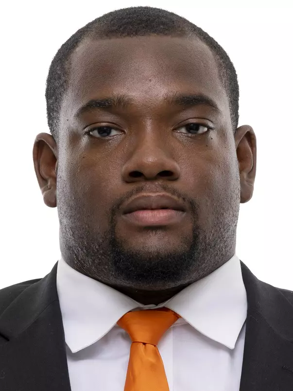 KNOXVILLE, TN - June 02, 2021 - Defensive lineman Isaac Green #96 of the Tennessee Volunteers headshot taken in Knoxville, TN. Photo By Andrew Ferguson/Tennessee Athletics