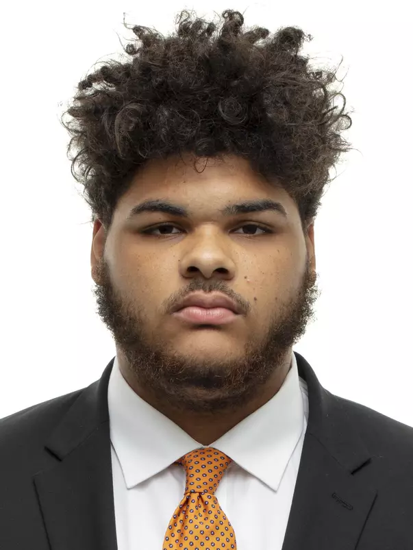 KNOXVILLE, TN - JUNE 11, 2019 - Offensive lineman Darnell Wright #72 of the Tennessee Volunteers headshot taken in Knoxville, TN. Photo By Andrew Ferguson/Tennessee Athletics