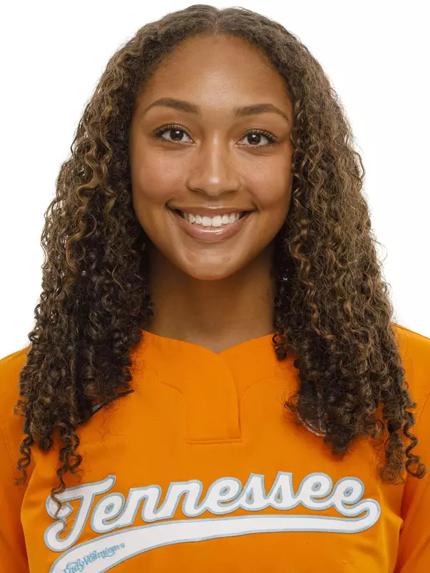 KNOXVILLE, TN - September 17, 2021 - Outfielder Kiki Milloy #9 of the Tennessee Lady Volunteers headshot taken in Knoxville, TN. Photo By Caleb Jones/Tennessee Athletics