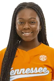 KNOXVILLE, TN - September 17, 2021 - Infielder Caliyah Thompson #2 of the Tennessee Lady Volunteers headshot taken in Knoxville, TN. Photo By Caleb Jones/Tennessee Athletics