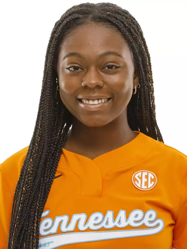 KNOXVILLE, TN - September 17, 2021 - Infielder Caliyah Thompson #2 of the Tennessee Lady Volunteers headshot taken in Knoxville, TN. Photo By Caleb Jones/Tennessee Athletics