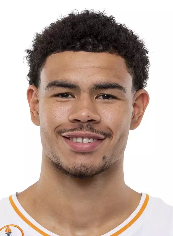 KNOXVILLE, TN - September 16, 2021 - Forward Olivier Nkamhoua #13 of the Tennessee Volunteers portrait taken during 2021 Photo Day at Pratt Pavilion in Knoxville, TN. Photo By Andrew Ferguson/Tennessee Athletics