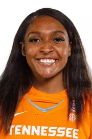 KNOXVILLE, TN - September 14, 2022 - Forward Jasmine Franklin #14 of the Tennessee Lady Volunteers headshot taken at Thompson Boling Arena in Knoxville, TN. Photo By Kate Luffman/Tennessee Athletics