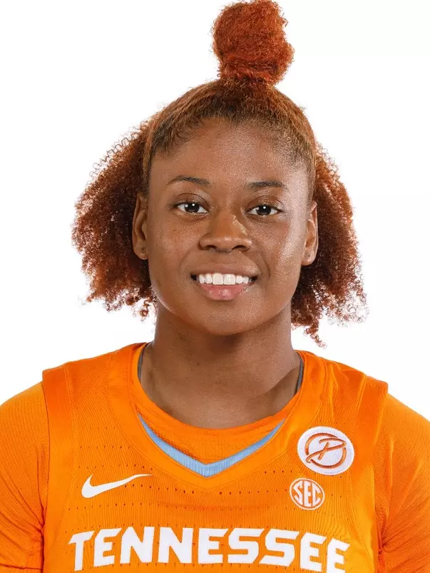 KNOXVILLE, TN - September 14, 2022 - Guard Jasmine Powell #15 of the Tennessee Lady Volunteers headshot taken at Thompson Boling Arena in Knoxville, TN. Photo By Kate Luffman/Tennessee Athletics