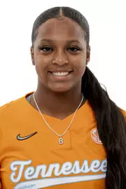 KNOXVILLE, TN - October 28, 2022 - Infielder Lair Beautae #2 of the Tennessee Lady Volunteers headshot taken in Knoxville, TN. Photo By Andrew Ferguson/Tennessee Athletics
