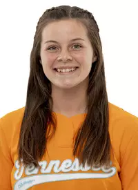 KNOXVILLE, TN - October 26, 2022 - Catcher/Infielder Jackie Kirkpatrick #50 of the Tennessee Lady Volunteers headshot taken in Knoxville, TN. Photo By Andrew Ferguson/Tennessee Athletics