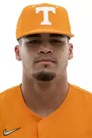 KNOXVILLE, TN - January 28, 2022 - Infielder Jorel Ortega #9 of the Tennessee Volunteers headshot taken in Knoxville, TN. Photo By Andrew Ferguson/Tennessee Athletics