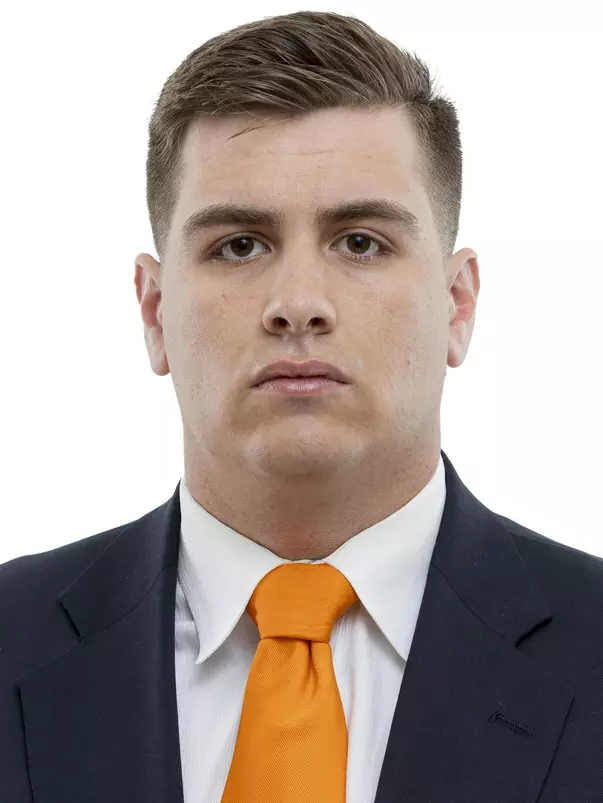 KNOXVILLE, TN - April 26, 2022 - Defensive Graduate Assistant Robert Caprice of the Tennessee Volunteers headshot taken in Knoxville, TN. Photo By Andrew Ferguson/Tennessee Athletics