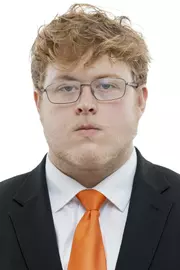 KNOXVILLE, TN - April 26, 2022 - Offensive lineman Braeden Krivosh #55 of the Tennessee Volunteers headshot taken in Knoxville, TN. Photo By Andrew Ferguson/Tennessee Athletics