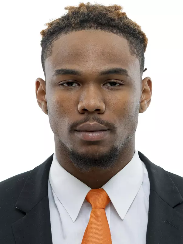 KNOXVILLE, TN - April 27, 2022 - Running back Len'Neth Whitehead #27 of the Tennessee Volunteers headshot taken in Knoxville, TN. Photo By Andrew Ferguson/Tennessee Athletics
