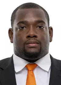 KNOXVILLE, TN - June 02, 2021 - Defensive lineman Isaac Green #96 of the Tennessee Volunteers headshot taken in Knoxville, TN. Photo By Andrew Ferguson/Tennessee Athletics