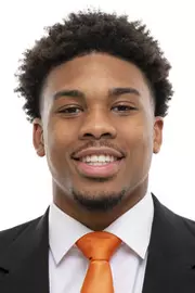 KNOXVILLE, TN - June 03, 2021 - Wide receiver Cedric Tillman #4 of the Tennessee Volunteers headshot taken in Knoxville, TN. Photo By Andrew Ferguson/Tennessee Athletics