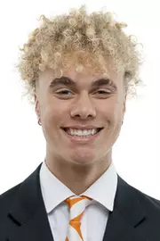 KNOXVILLE, TN - April 26, 2022 - Quarterback Tayven Jackson #10 of the Tennessee Volunteers headshot taken in Knoxville, TN. Photo By Andrew Ferguson/Tennessee Athletics