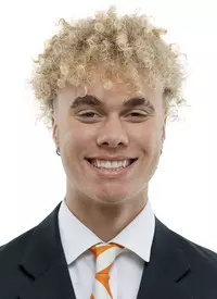 KNOXVILLE, TN - April 26, 2022 - Quarterback Tayven Jackson #10 of the Tennessee Volunteers headshot taken in Knoxville, TN. Photo By Andrew Ferguson/Tennessee Athletics