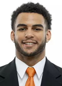 KNOXVILLE, TN - April 26, 2022 - Wide receiver Chas Nimrod #81 of the Tennessee Volunteers headshot taken in Knoxville, TN. Photo By Andrew Ferguson/Tennessee Athletics