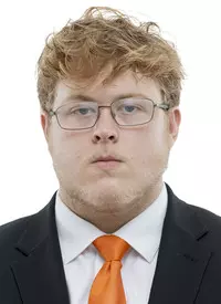KNOXVILLE, TN - April 26, 2022 - Offensive lineman Braeden Krivosh #55 of the Tennessee Volunteers headshot taken in Knoxville, TN. Photo By Andrew Ferguson/Tennessee Athletics