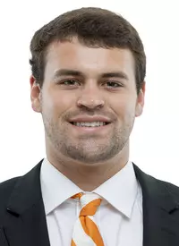 KNOXVILLE, TN - April 26, 2022 - Quarterback Navy Shuler #21 of the Tennessee Volunteers headshot taken in Knoxville, TN. Photo By Andrew Ferguson/Tennessee Athletics