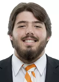 KNOXVILLE, TN - April 26, 2022 - Offensive lineman Addison Nichols #72 of the Tennessee Volunteers headshot taken in Knoxville, TN. Photo By Andrew Ferguson/Tennessee Athletics