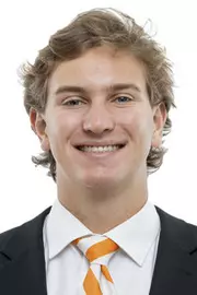 KNOXVILLE, TN - April 26, 2022 - Tight end Charlie Browder #44 of the Tennessee Volunteers headshot taken in Knoxville, TN. Photo By Andrew Ferguson/Tennessee Athletics