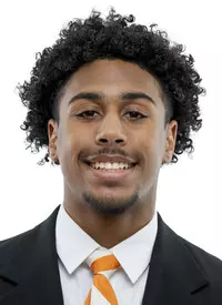 KNOXVILLE, TN - April 26, 2022 - Wide receiver Nigel Lanier #28 of the Tennessee Volunteers headshot taken in Knoxville, TN. Photo By Andrew Ferguson/Tennessee Athletics