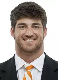 KNOXVILLE, TN - April 26, 2022 - Tight end Hunter Salmon #89 of the Tennessee Volunteers headshot taken in Knoxville, TN. Photo By Andrew Ferguson/Tennessee Athletics