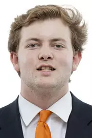 KNOXVILLE, TN - April 26, 2022 - Place kicker JT Carver #41 of the Tennessee Volunteers headshot taken in Knoxville, TN. Photo By Andrew Ferguson/Tennessee Athletics