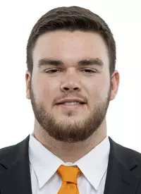 KNOXVILLE, TN - April 26, 2022 - Offensive lineman Dayne Davis #66 of the Tennessee Volunteers headshot taken in Knoxville, TN. Photo By Andrew Ferguson/Tennessee Athletics