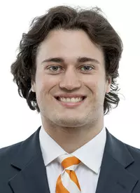 KNOXVILLE, TN - April 26, 2022 - Linebacker Jackson Hannah #53 of the Tennessee Volunteers headshot taken in Knoxville, TN. Photo By Andrew Ferguson/Tennessee Athletics