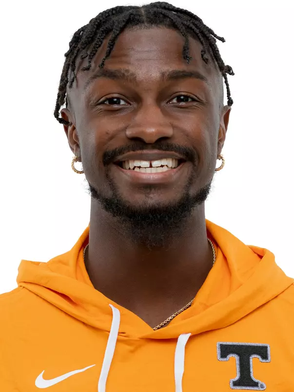 KNOXVILLE, TN - September 07, 2022 - Anthony Riley of the Tennessee Volunteers headshot taken in Knoxville, TN. Photo By Andrew Ferguson/Tennessee Athletics