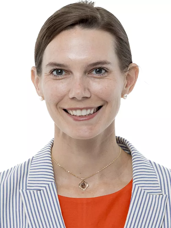 KNOXVILLE, TN - August 21, 2023 - Director of Operations Ellen Hurst of the Tennessee Volunteers headshot taken in Knoxville, TN. Photo By Andrew Ferguson/Tennessee Athletics