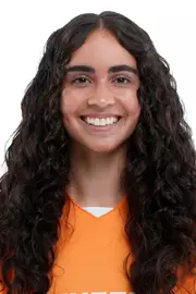 KNOXVILLE, TN - July 20, 2023 - Forward Nayeli Diaz #25 of the Tennessee Volunteers headshot taken in Knoxville, TN. Photo By Emma Corona/Tennessee Athletics