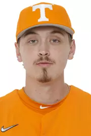 KNOXVILLE, TN - October 10, 2023 - Pitcher Aaron Combs #28 of the Tennessee Volunteers headshot taken in Knoxville, TN. Photo By Kate Luffman/Tennessee Athletics