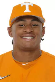 KNOXVILLE, TN - October 10, 2023 - Infielder Christian Moore #1 of the Tennessee Volunteers headshot taken in Knoxville, TN. Photo By Kate Luffman/Tennessee Athletics